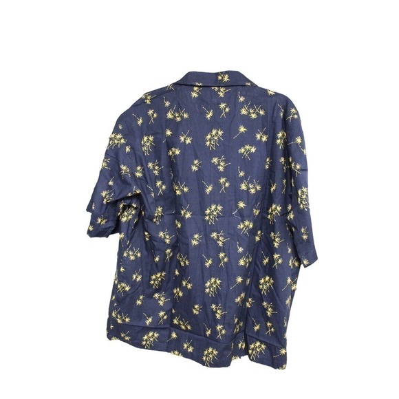 VTG NOS Fun Boxers 1950s Look Tropicals Mens Pajamas Shorts Palm Tree Print - Picture 4 of 6